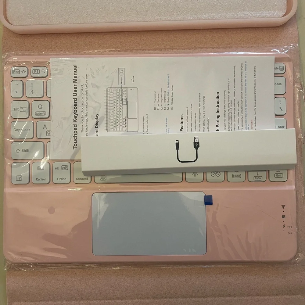 Harvopu Compatible for iPad 11th 10th Generation Case with Keyboard, Folio Cover